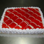 Tarta de fresa y nata